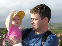 P2230066  Leo's husband Brendan and daughter Greta (7 months old).
