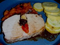 2007-12-29PorkRoast a la Davey  Dave's roast pork stuffed with dried fruits and sweet potatoes with pineapple...