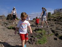 IMGP6154  The kids still had energy to horse around in the lava field.