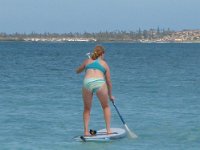 P3010005  We tried paddleboarding last weekend - stand-up paddleboarding that is (or SUP). It was SO fun! It took me a few spills into the water to get it but once I did I was hooked. Thanks for renting it mom! That was so fun. Another gear purchase is on the horizon...