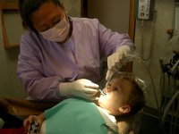IMGP8930  Here  he is getting fluoride.