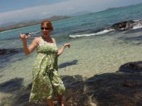 2008-06-29TidePools (5)  Dress from mom, and posing as many tourists do :)