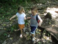 P7080030  Sam and Anneliese helped each other down the trail.