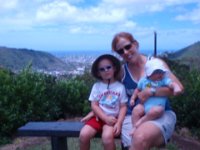 P8050045  Somehow the camera got stuck on the macro setting! That's Honolulu behind us.