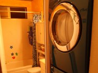 P8100008  Our new washer and dryer! Yes, the money pit here :) Things manage to fail either immediately before I give birth or before Dave leaves.
