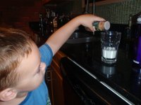 P9080001  Sam concocting BABAR's potion!