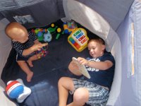 PC240002  Two boys in the pig pen :)