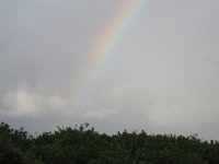 P2280025  But the promise of a great time together and new friendships made was made evident with the rainbow arching over our start.