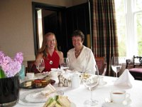 2009-04-24 Tea(32)  Mom and I at tea hosted by Mary at The Marcliffe - it was elegant and really nice to finally chat with mom like two ladies.
