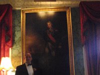 P4250249  Portrait with arguably the most significant naval hero in history - Adm. Nelson stopped Napoleon's advance, forcing him to turn eastward and ultimately face defeat at Waterloo.