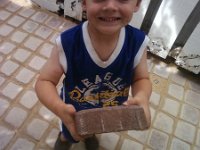 ATT01620  Building the cacti lanai for Mother's Day, one brick at a time! We all worked hard!