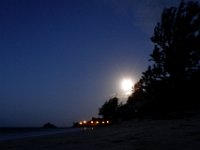 P6060016  Full moon rising over Kailua Beach.