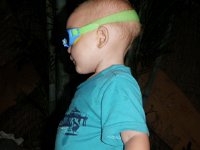 P7260010  Then he insisted on putting Sam's goggles on when we got home!