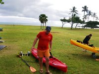 IMGP0357  Out on an adventure with Gramma and Richard to Chinaman's Hat. Lots of prep work but Dave is a pro at hauling kayaks and gearing us up. Thank you, hubby! He even brought me a latte from Morning Brew as I emerged from sleep! What a guy!