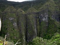 2010-03-23MaunawiliDemoAndFalls (23)  After a heavy rain, lots of water comes cascading down these chutes.