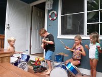 IMGP2952  So here we are, jamming to "Waitin' on a Sunny Day" (which we were) in our swim suits so we were ready for anything - showers if they came, then pool.