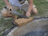 2010-12-30HogmanayBellowsRichardCamera (11)  Preparing our carving board...