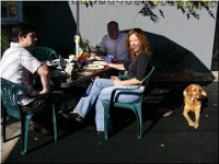 12-25-03DoggiePlayTime (5) (Large)  Caff looks gorgeous here. But look at my face! huh? too funny!