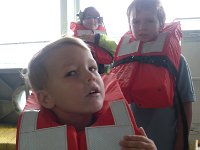 IMGP4255  Life jackets are very snug around the necks.