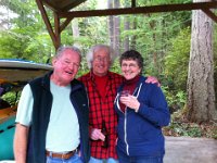 photo 8  Richard with neighbors Brian and Terry!