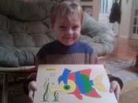 IMAG1045  Working on focus, concentration, and deriving satisfaction from a job well done...not from an extrinsic reward. He did this puzzle ALL on his own. It's a tricky one. Took 15 minutes of concentration.