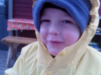 IMAG1330  Silly guy out on a walk with me in the rain to pick up Dave's car from the shop.