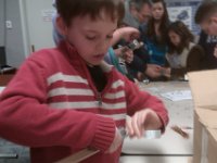 IMAG1363  At E Day (Engineering Day) at the submarine museum. This is making an electromagnet.