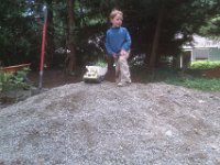 IMAG1745  The gravel pile continues to be great fun!