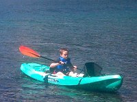 IMAG0307  Sam did really well learning to manage in wind and currents. He kept getting spun around and washed on shore until he figured out how to hold water, back, and paddle. What a great time we all had! Sorry to see it end, but I've made reservations through 2015...at no small cost financially, but worth every penny! Who wants to come next year? Early August - 2, 3, 4 I think. Let me know if you're interested. A bunch of those Singer Taverns (the white cabins) are still open for reservations...