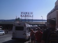 IMAG2040  Walking back by the Pike Place market on the way to the ferry.