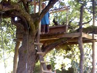 Pic-08112013-002  Cool treehouse we found on a neighbor's property during the studio tour.