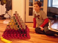IMGP8358  Here's Sam with a 10x10 pyramid - a personal record.