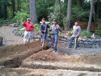 20140526 162318  Our digging crew! They did a very nice job.