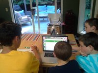 20140707 171106  Learning JavaScript with Campbell!