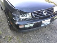 20140908 155928  Ok - got rear-ended on the way home last Monday. First time EVER! This is the other car which hit me.