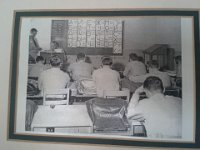 20150430 123804  The troops learning to decrypt Japanese Morse Code.