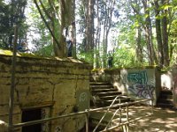 20150430 132016  Bunkers at an old battery guarding the waterway.