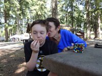 DSC02301  Gramma messing with Sam!