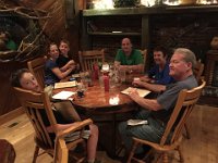 IMG 1049  Out to dinner at The Timber House - a tradition! Fabulous food- yum!
