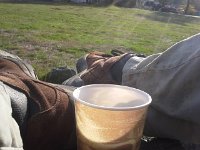 20151024 154313  What could be better than dirty hiking pants and hot tea sitting on a boulder in the sun?