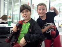 20151010 180434  Waiting around with the kids who wanted to watch the Warriors play. I was at the rink a LONG time.