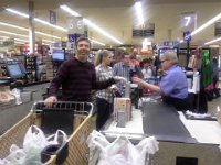 20151224 185028  Finally, finally...after crawling at 4mph for 77 miles, we pull into Monroe WA and hit Safeway for Christmas dinner fixin's 10 min before they close. Can you believe this? Dave can't! He was really not too happy with this epic expedition!