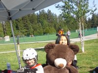 20160507 085039  Our team is the Bears. And we have a LARGE mascot!
