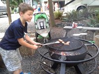 20160715 080615  Ben and buddies made SPAM outside with me :)