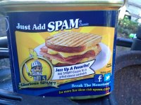 20160724 092432  This is what whet his appetite...such good advertising! And so we made it. Dave was sweet to indulge the cookout while he organized the garae.