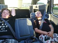 DSC 0201  Boys LOVE the van! Reclining seats!